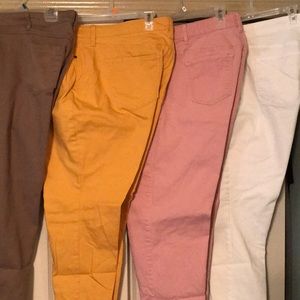 4 color jeans size 20w